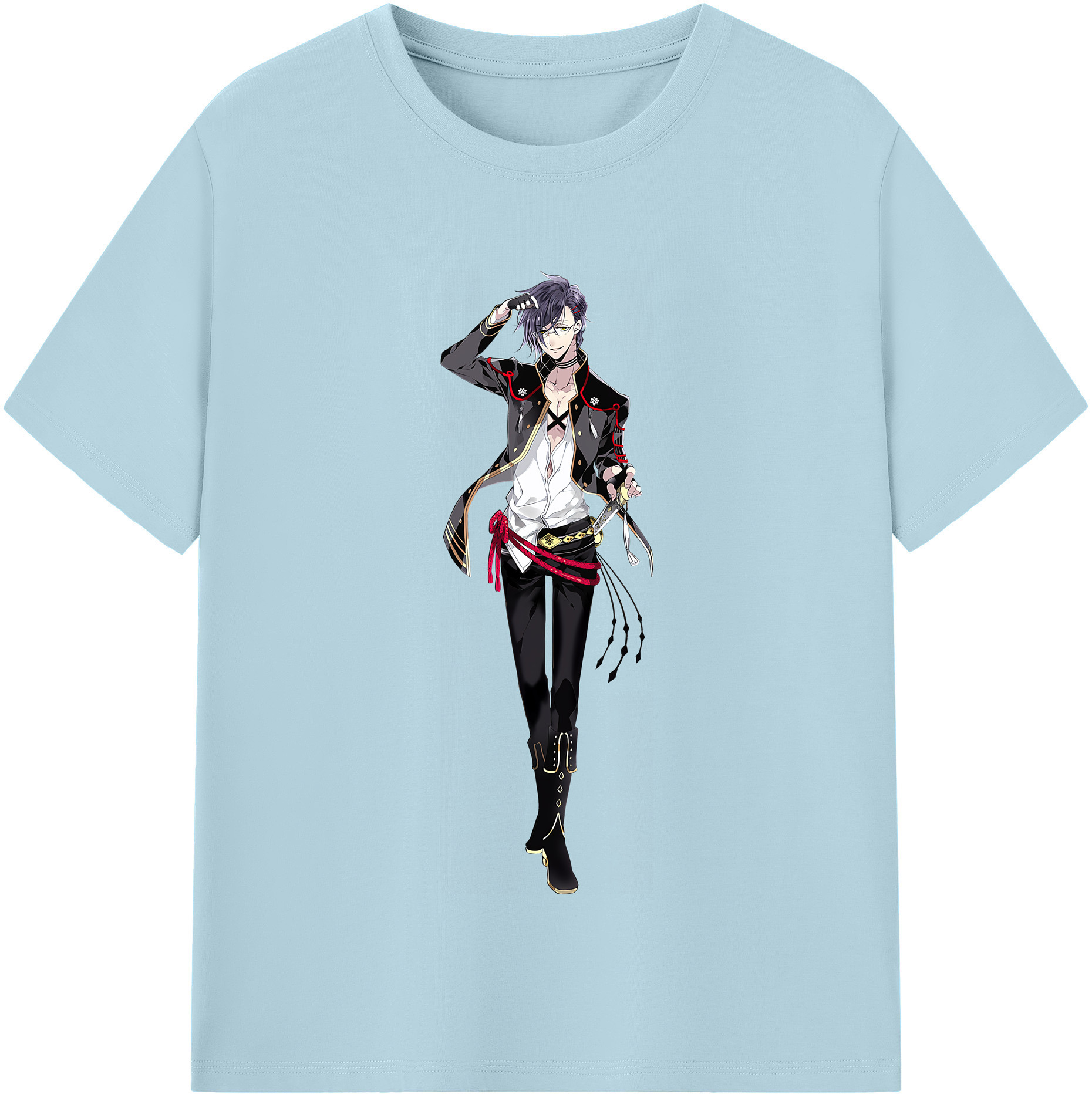 （画像用） 刀剣乱舞 Touken Ranbu 綿100％半袖Tシャツ（フロントプリント）